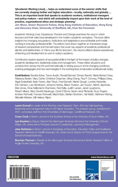 Produktbild: Academic Working Lives