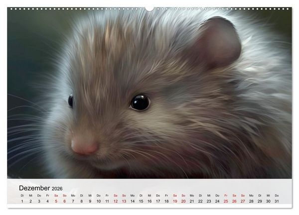 Produktbild: Zauberhafte Fluffies (Wandkalender 2026 DIN A2 quer), CALVENDO Monatskalender