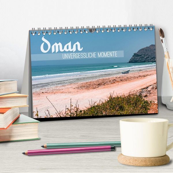 Produktbild: Oman - Unvergessliche Momente (Tischkalender 2026 DIN A5 quer), CALVENDO Monatskalender