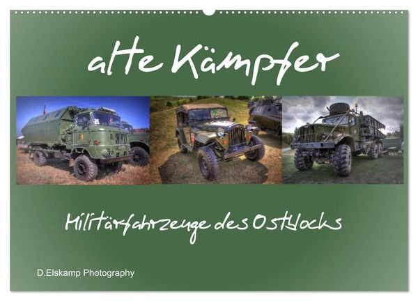 Produktbild: alte K&auml;mpfer- Milit&auml;rfahrzeuge des Ostblocks (Wandkalender 2026 DIN A2 quer), CALVENDO Monatskalender