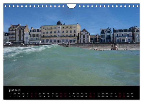 Produktbild: Saint-Malo au fil des mois (Calendrier mural 2026 DIN A4 vertical), CALVENDO calendrier mensuel