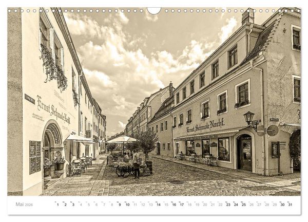 Produktbild: Nostalgiekalender Pirna (Wandkalender 2026 DIN A3 quer), CALVENDO Monatskalender