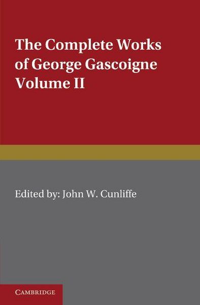Produktbild: The Complete Works of George Gascoigne
