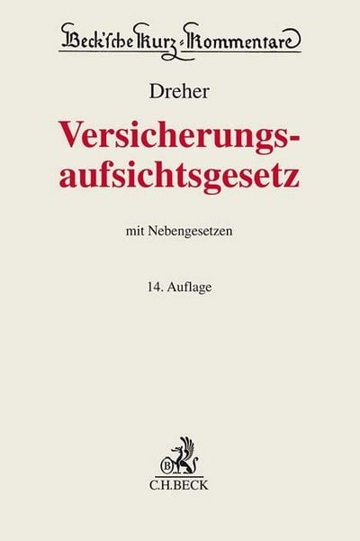Produktbild: Versicherungsaufsichtsgesetz. VAG