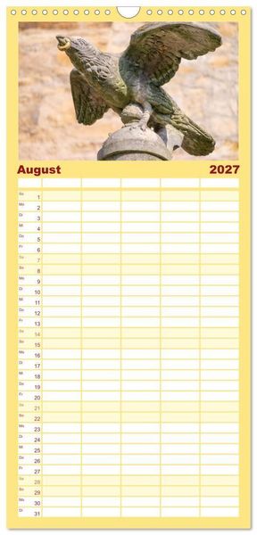 Produktbild: Familienplaner 2027 - Merseburg - Meine Domstadt an der Saale mit 5 Spalten (Wandkalender, 21 x 45 cm) CALVENDO