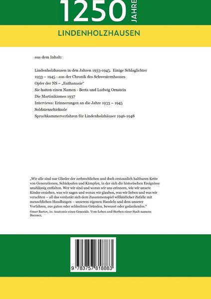 Produktbild: Lindenholzhausen 1933 - 1945