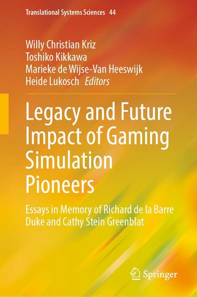 Produktbild: Legacy and Future Impact of Gaming Simulation Pioneers