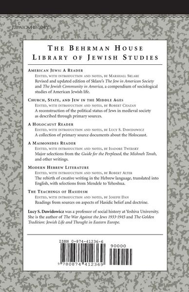 Produktbild: A Holocaust Reader