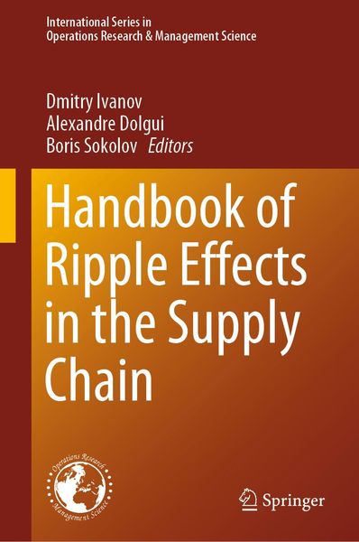 Produktbild: Handbook of Ripple Effects in the Supply Chain