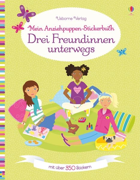 Produktbild: Mein Anziehpuppen-Stickerbuch: Drei Freundinnen unterwegs