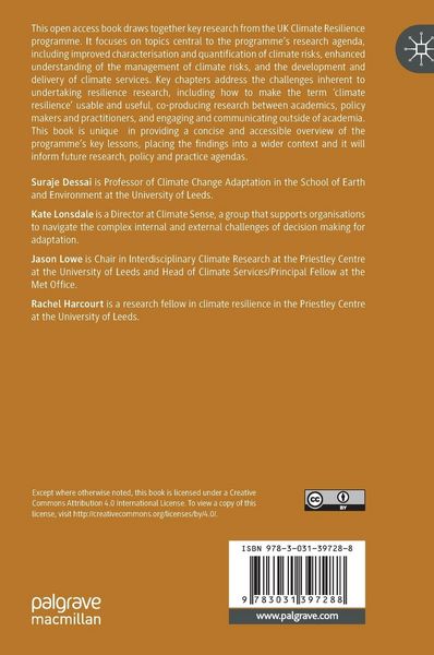 Produktbild: Quantifying Climate Risk and Building Resilience in the UK