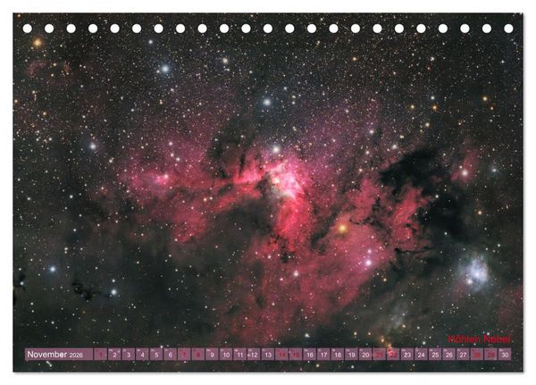 Produktbild: Deep Sky Kalender (Tischkalender 2026 DIN A5 quer), CALVENDO Monatskalender