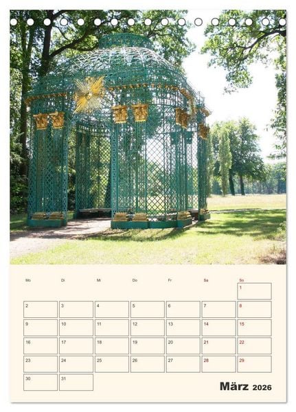 Produktbild: Park Sanssouci und Park Babelsberg (Tischkalender 2026 DIN A5 hoch), CALVENDO Monatskalender