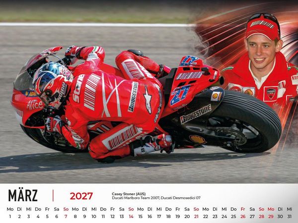 Produktbild: The Best of Ducati im Rennsport Kalender 2027