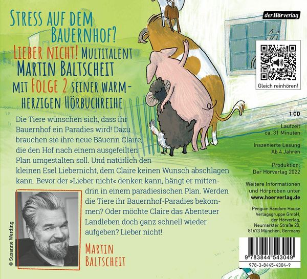Produktbild: Der kleine Esel Liebernicht und ein Sommer voller Abenteuer