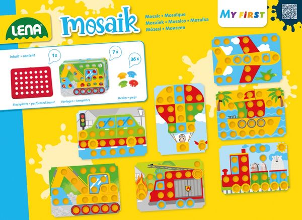 Produktbild: LENA 35633 - My First Mosaik Verkehr