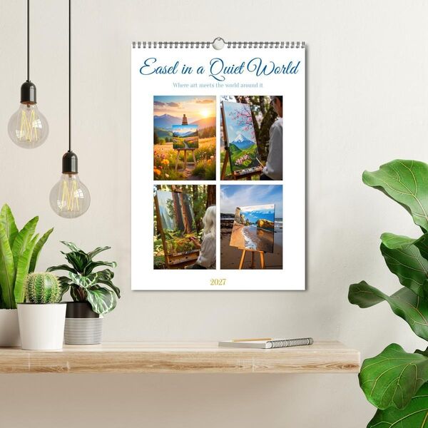Produktbild: Easel in a Quiet World (Wall Calendar 2027 DIN A3 portrait), CALVENDO 12 Month Wall Calendar