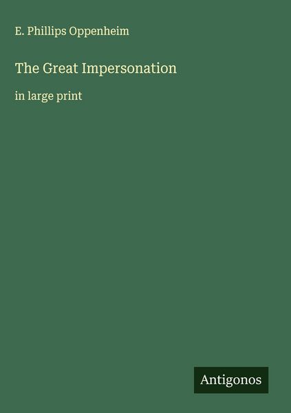 Produktbild: The Great Impersonation