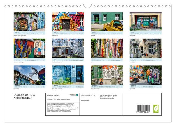 Produktbild: D&uuml;sseldorf - Die Kiefernstra&szlig;e (Wandkalender 2027 DIN A3 quer), CALVENDO Monatskalender