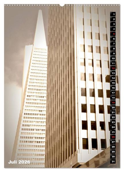 Produktbild: Herrliches Reiseziel... SAN FRANCISCO (Wandkalender 2026 DIN A2 hoch), CALVENDO Monatskalender
