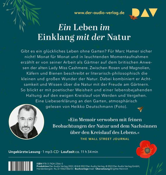 Produktbild: Vom Bl&uuml;hen und Vergehen. Ein G&auml;rtnerleben