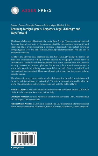 Produktbild: Returning Foreign Fighters: Responses, Legal Challenges and Ways Forward