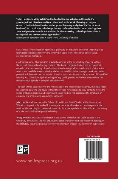 Produktbild: Modernising social work