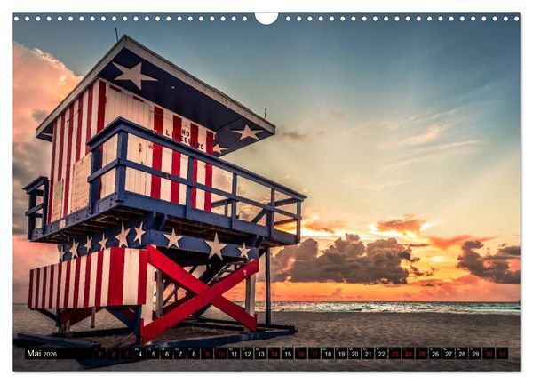 Produktbild: Florida. Der Sonne entgegen. (Wandkalender 2026 DIN A3 quer), CALVENDO Monatskalender