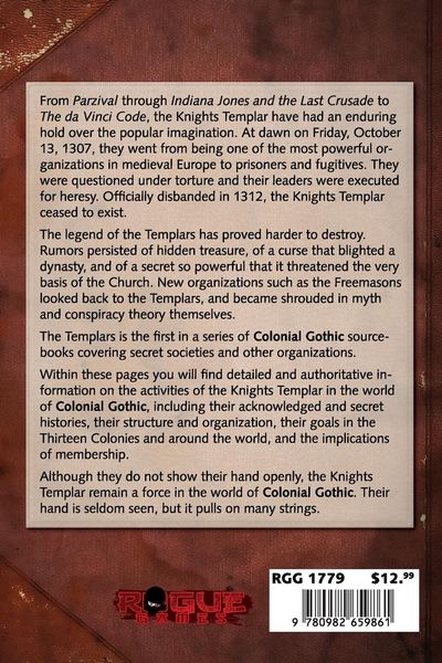 Produktbild: Colonial Gothic Organizations: The Templars
