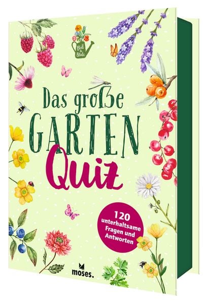 Das große Garten Quiz, Paperback von Elke Vogel, Moses verlag, 978-3-96455-335-5