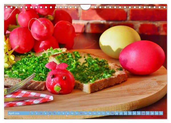 Produktbild: Brotzeit. Z&uuml;nftige Schmankerl der bayerischen Kultur (Wandkalender 2026 DIN A4 quer), CALVENDO Monatskalender