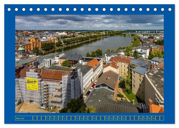 Produktbild: Schwerin - Wir sind Welterbe (Tischkalender 2026 DIN A5 quer), CALVENDO Monatskalender