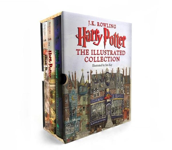 Produktbild: Harry Potter: The Illustrated Collection (Books 1-3 Boxed Set)