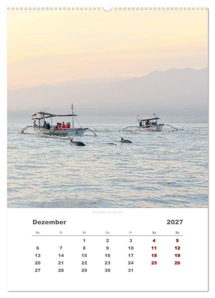 Produktbild: Reiseimpressionen durch Bali (hochwertiger Premium Wandkalender 2027 DIN A2 hoch), Kunstdruck in Hochglanz