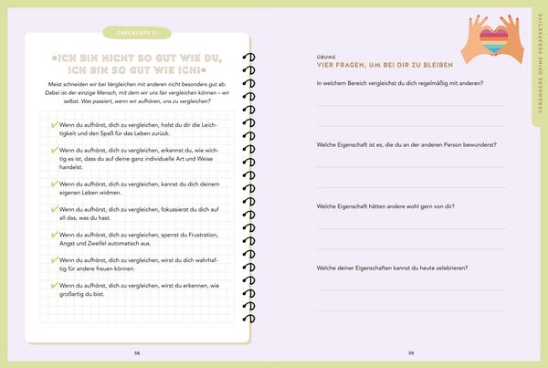 Produktbild: Selbstliebe in 50 Checklisten