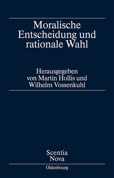 Produktbild: Moralische Entscheidung und rationale Wahl