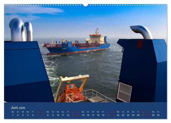 Produktbild: Schiffe - Begegnungen auf Nord- und Ostsee (hochwertiger Premium Wandkalender 2026 DIN A2 quer), Kunstdruck in Hochglanz