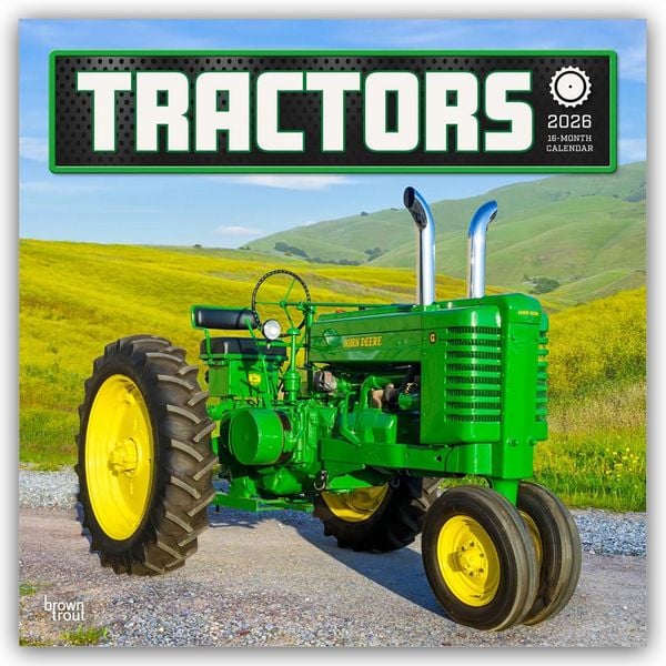 Produktbild: Tractors &ndash; Traktoren 2026 &ndash; 16-Monatskalender