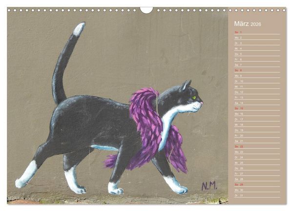 Produktbild: Flensburger Katzen (Wandkalender 2026 DIN A3 quer), CALVENDO Monatskalender