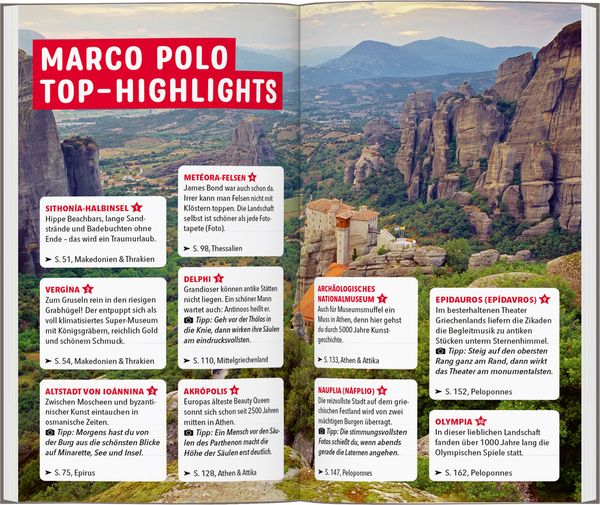 Produktbild: MARCO POLO Reisef&uuml;hrer Griechenland Festland
