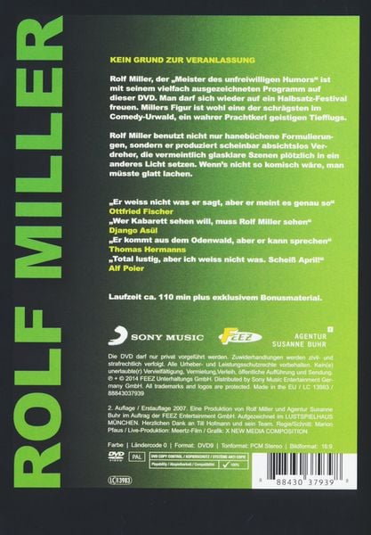 Produktbild: Rolf Miller - Kein Grund zur Veranlassung