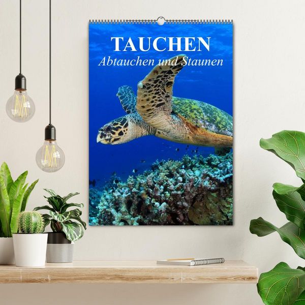 Produktbild: Tauchen - Abtauchen und Staunen (Wandkalender 2026 DIN A2 hoch), CALVENDO Monatskalender