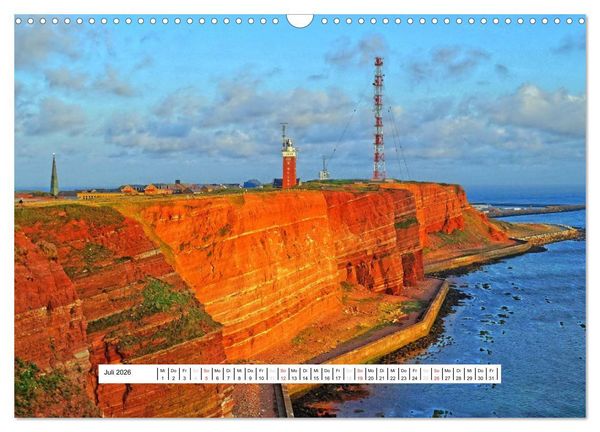 Produktbild: Hochsee-Insel Helgoland (Wandkalender 2026 DIN A3 quer), CALVENDO Monatskalender