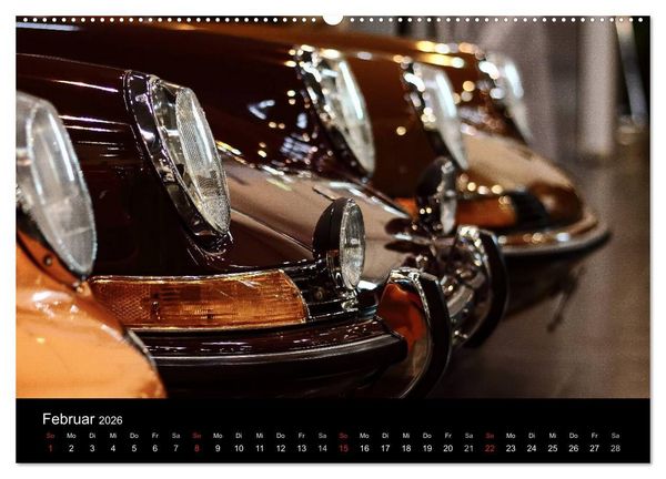 Produktbild: Heiligs Blechle - Porsche-Ikonen im Detail (Wandkalender 2026 DIN A2 quer), CALVENDO Monatskalender
