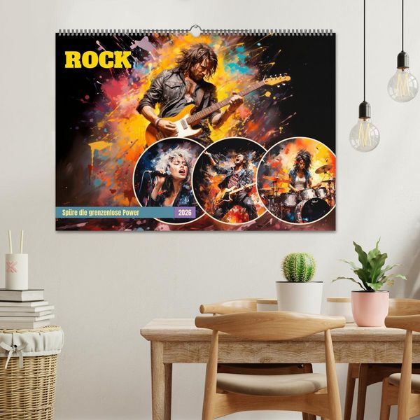 Produktbild: ROCK Sp&uuml;re die grenzenlose Power (Wandkalender 2026 DIN A2 quer), CALVENDO Monatskalender