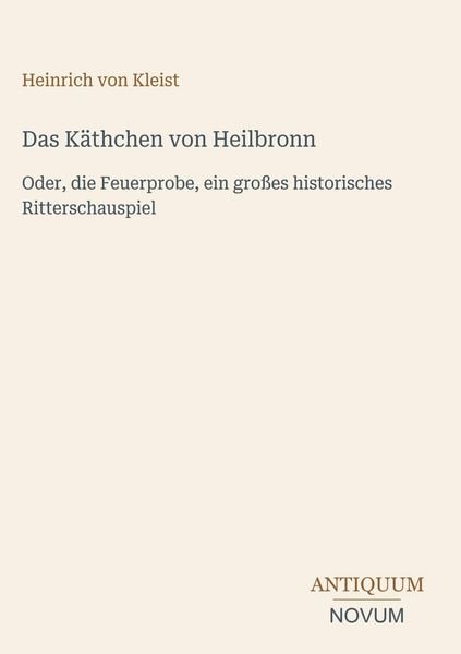 Produktbild: Das K&auml;thchen von Heilbronn