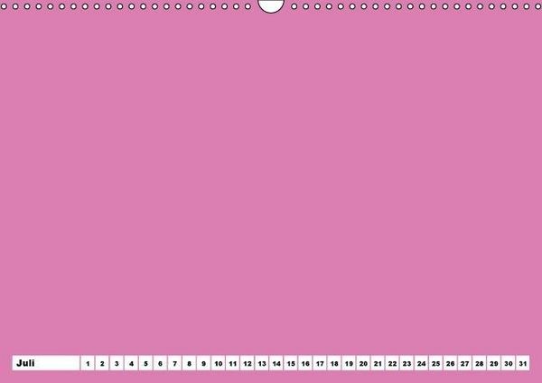 Produktbild: Bunter Bastelkalender f&uuml;r M&auml;dchen (Wandkalender immerw&auml;hrend DIN A3 quer)