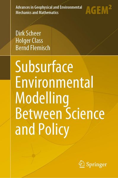 Produktbild: Subsurface Environmental Modelling Between Science and Policy
