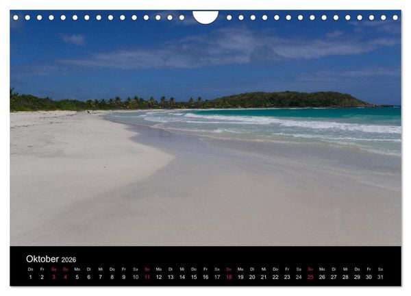 Produktbild: Trauminsel Puerto Rico (Wandkalender 2026 DIN A4 quer), CALVENDO Monatskalender