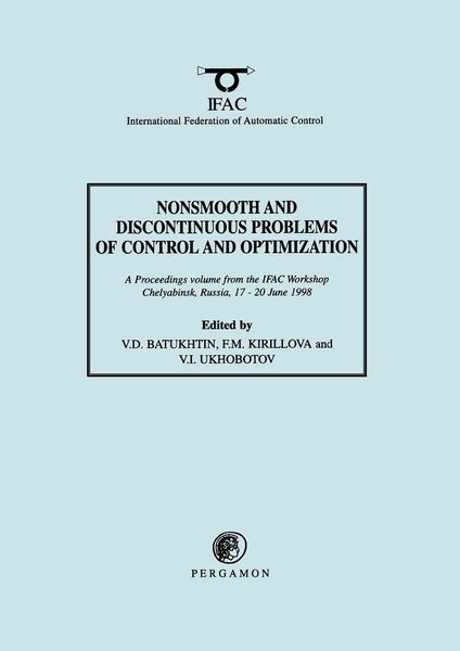Produktbild: Nonsmooth and Discontinuous Problems of Control and Optimization 1998